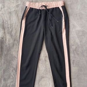 Black Joggers w/ Pink Accent Size S